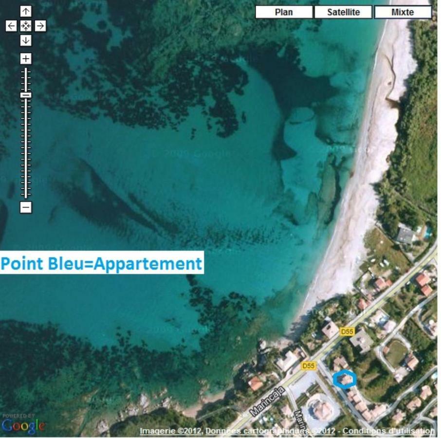 Vue mer panoramique plage 30m. Porticcio Porticcio  Extérieur photo